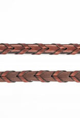 ADT Tack ADT Tack Rubber Lined Fancy Laced Reins 54"