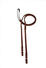 ADT Tack ADT Tack Classique Anatomical Bridle with Rubber Reins Brown