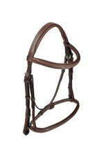 ADT Tack ADT Tack Imperial Bridle with Laced Fancy Reins Mono Crown Brown