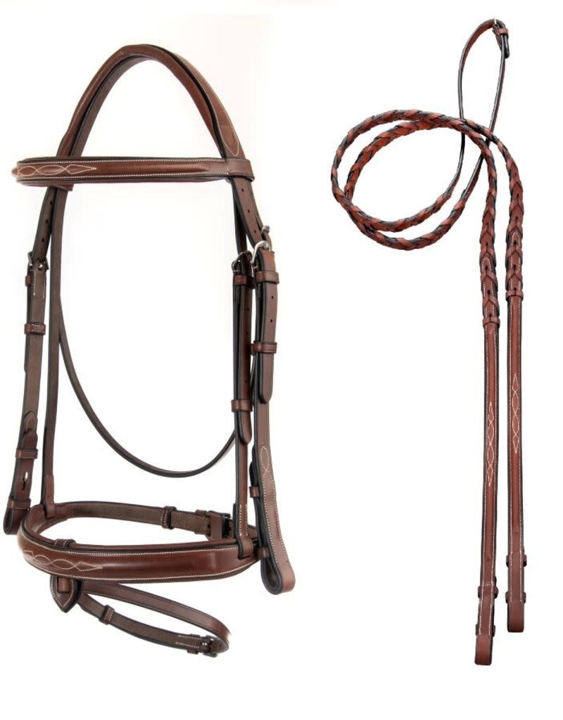 ADT Tack ADT Tack Starman Bridle with Laced Reins