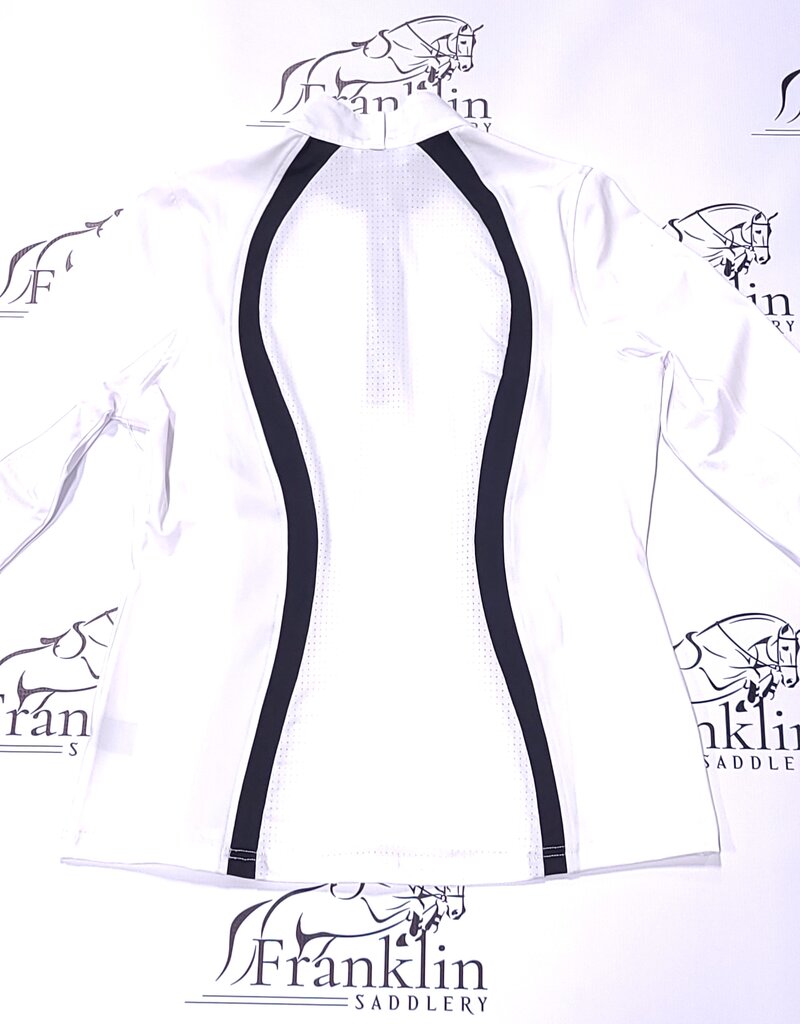 Kerrits Kerrits Women's Affinity Long Sleeve Show Shirt White/Glen Plaid