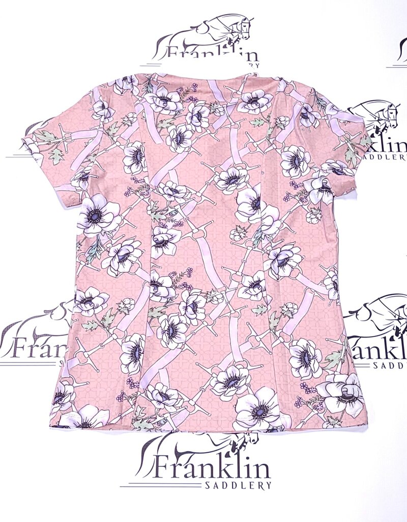 Hannah Childs Lifestyle Hannah Childs Lauryn Short Sleeve Show Shirt Anemone Floral