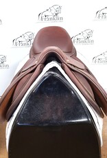 Butet 2024 Butet Premium L 16" Seat 2.25 Short Flap Std Tree 25mm Knee Padding Gold Saddle Demo Condition
