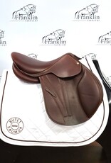 Butet 2024 Butet Premium L 16" Seat 2.25 Short Flap Std Tree 25mm Knee Padding Gold Saddle Demo Condition