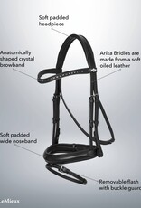 LeMieux LeMieux Arika Dressage Bridle Black/Silver