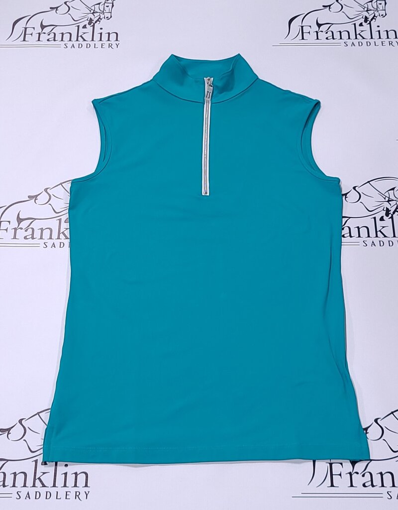 The Tailored Sportsman The Tailored Sportsman Ladies IceFil Sleeveless Turquoise/White