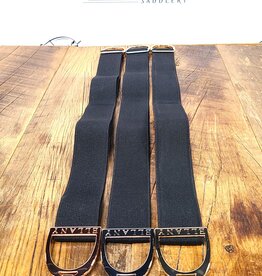 Ellany Equestrian Ellany 1.5" Black Stirrup Elastic Belt