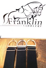 Ellany Equestrian Ellany 1.5" Black Stirrup Elastic Belt