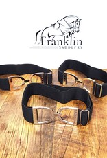 Ellany Equestrian Ellany 1.5" Black Stirrup Elastic Belt