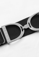 Ellany Equestrian Ellany 1.5" Black Stirrup Elastic Belt