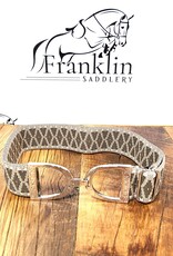 Ellany Equestrian Ellany 1.5" Kinsley Silver Stirrup Elastic Belt