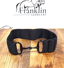 Ellany Equestrian Ellany Black Snaffle Elastic Belt