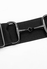 Ellany Equestrian Ellany Black Snaffle Elastic Belt