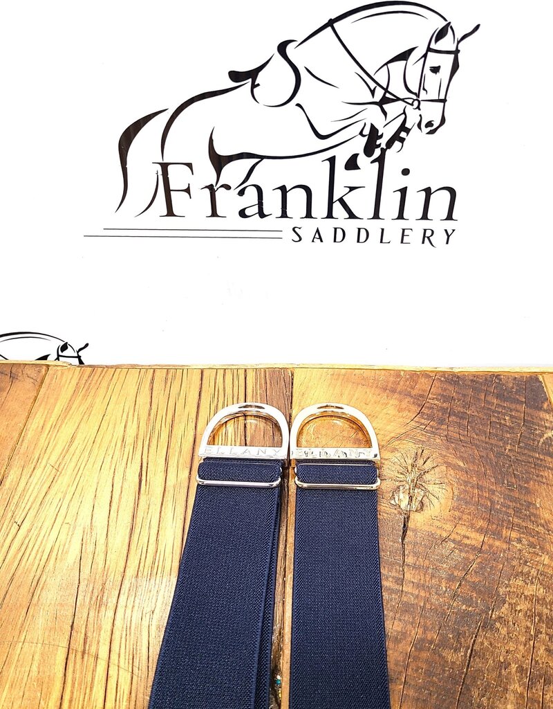 Ellany Equestrian Ellany 1.5" Navy Stirrup Elastic Belt