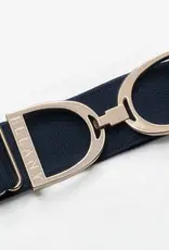 Ellany Equestrian Ellany 1.5" Navy Stirrup Elastic Belt