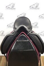 Custom Saddlery Steffen's Advantage Buffalo Leather Dressage Saddle 17" Seat Consignment #673