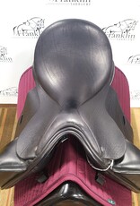 Custom Saddlery Steffen's Advantage Buffalo Leather Dressage Saddle 17" Seat Consignment #673