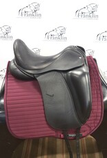 Custom Saddlery Steffen's Advantage Buffalo Leather Dressage Saddle 17" Seat Consignment #673