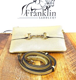 Tucker Tweed Equestrian Tucker Tweed Wellington Wristlet Gold