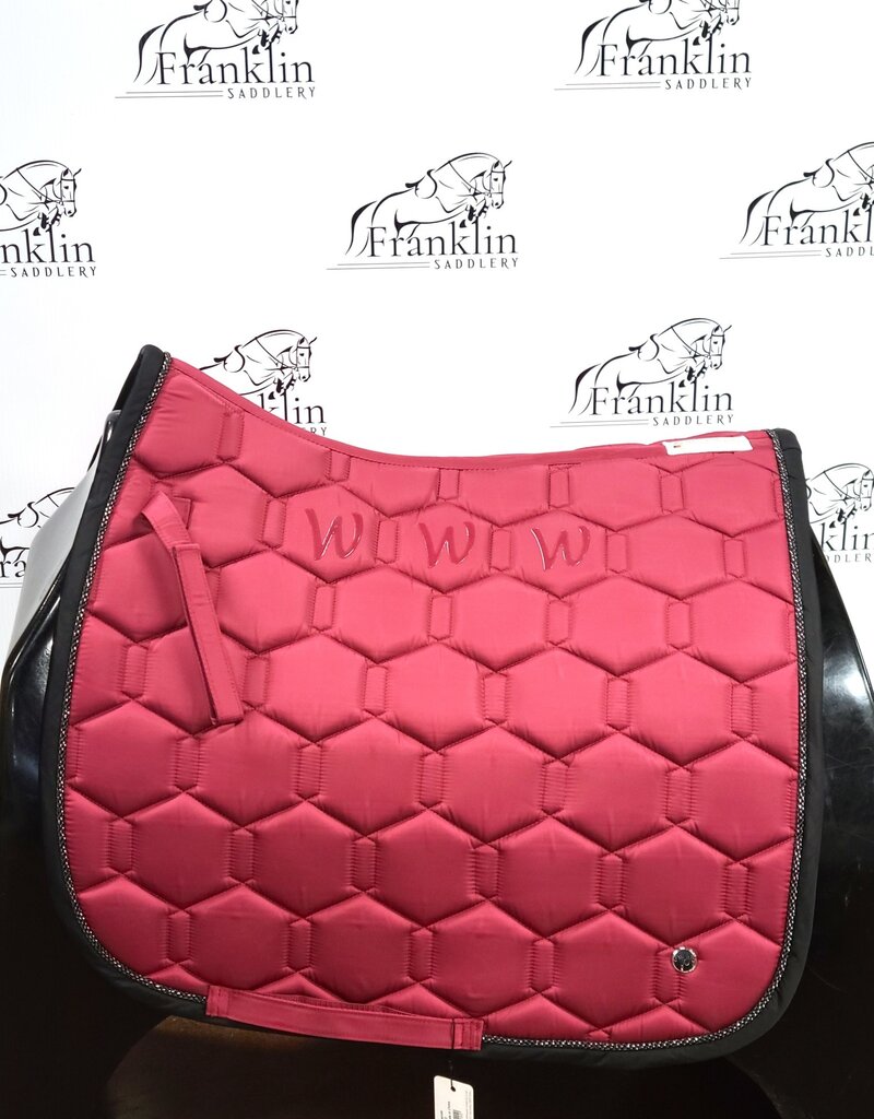 Waldhausen Waldhausen Nairobi Dressage Saddle Pad Burgundy