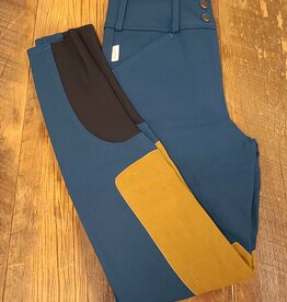 The Tailored Sportsman The Tailored Sportsman Ladies MR FZ Boot Sock Breech Indigo/Tan