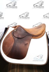 Butet Used Butet L 17" Seat 2 Flap Standard Tree Gold Saddle