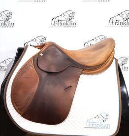 Butet Used Butet L 17" Seat 2 Flap Standard Tree Gold Saddle