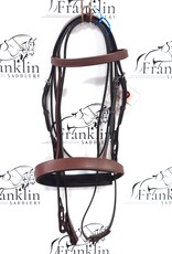 ADT Tack ADT Tack Fox Hunt Bridle with Rubber Reins