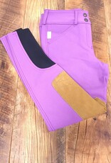 The Tailored Sportsman The Tailored Sportsman Girl's Trophy Hunter Boot Sock Breech Violet/Tan