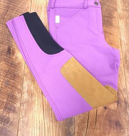 The Tailored Sportsman The Tailored Sportsman Girl's Trophy Hunter Boot Sock Breech Violet/Tan