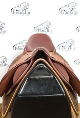 Butet Used Butet Integrated Grained L 17" Seat 2.5 Flap Standard Tree D+FVIRG Gold Saddle