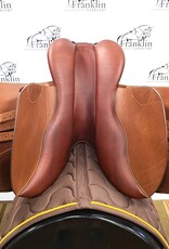 Butet Used Butet Integrated Grained L 17" Seat 2.5 Flap Standard Tree D+FVIRG Gold Saddle