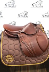 Butet Butet Premium 2024 P 16" Seat 2.25 Flap Standard Tree Gold Saddle with S Foam