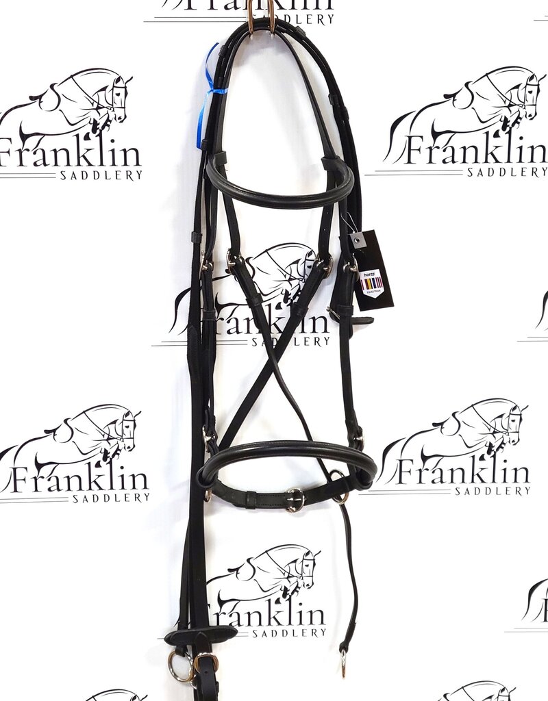 Horze Horze Leather Bitless Bridle Black