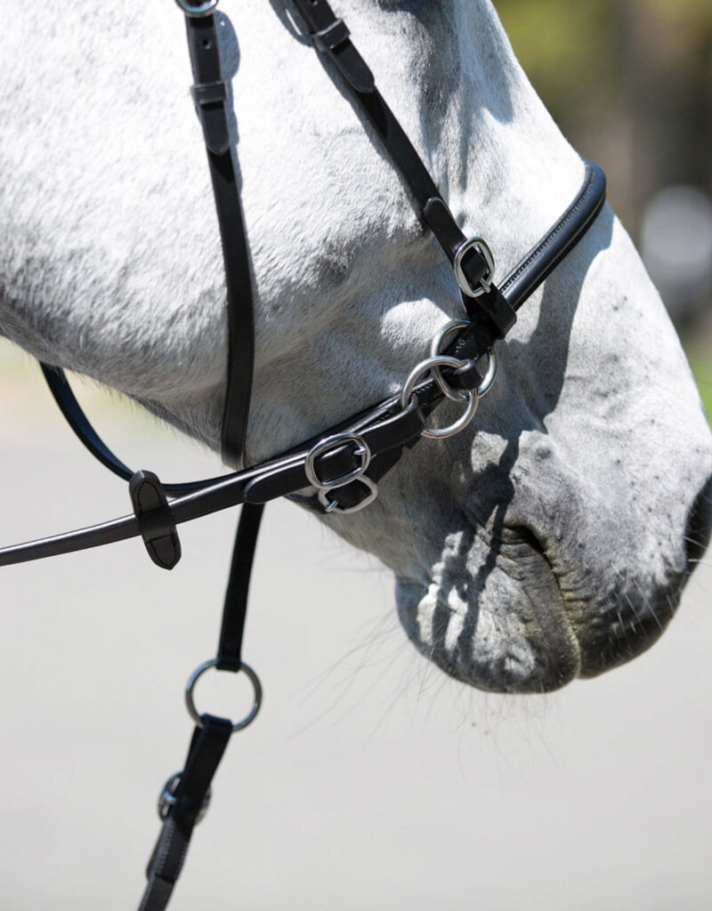 Horze Horze Leather Bitless Bridle Black