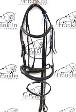 Camelot Camelot Crank Flash Dressage Bridle Black Horse