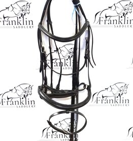 Camelot Camelot Crank Flash Dressage Bridle Black Horse