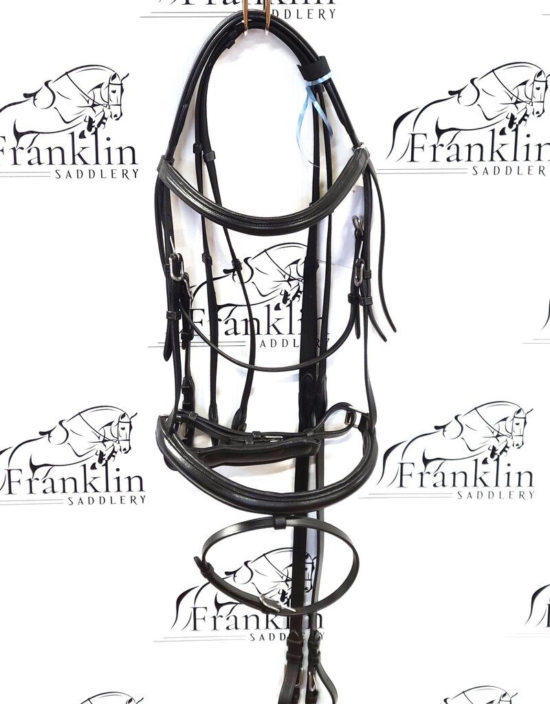 Camelot Camelot Crank Flash Dressage Bridle Black Horse