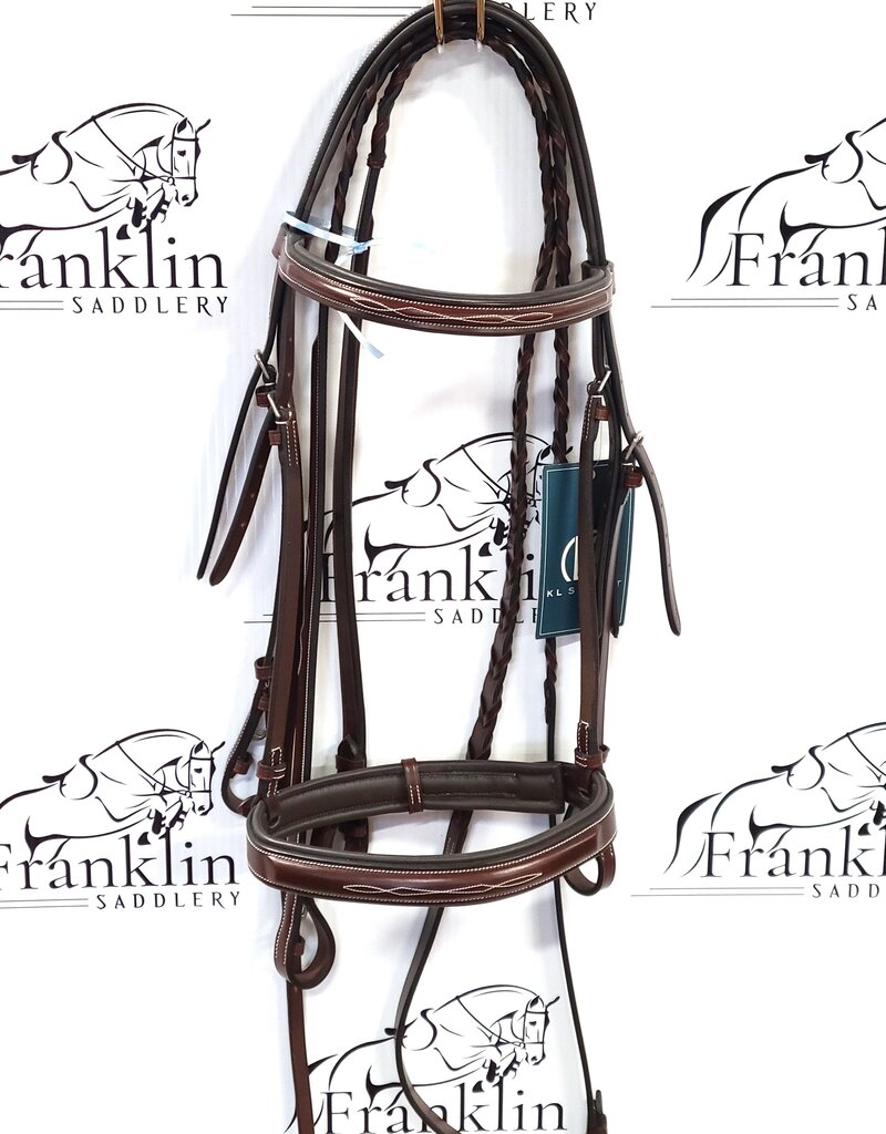Red Barn Bridlework KL Select Italia Tuscany Hunter Bridle