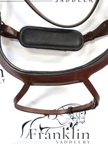 Red Barn Bridlework Red Barn Arena Dressage Bridle Brown With Black Padding Full