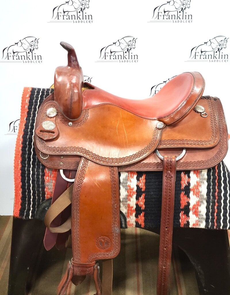 Circle Y Team Penning Western Saddle 16" Seat Consignment #684