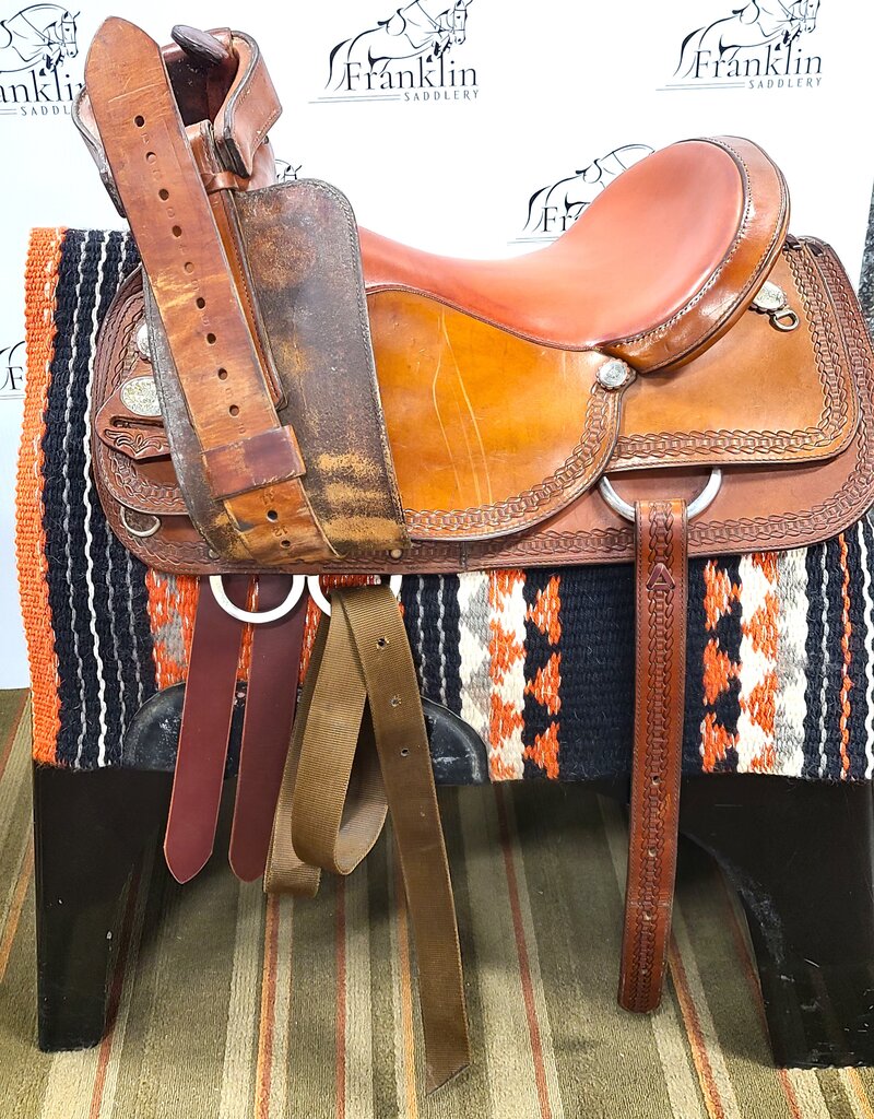 Circle Y Team Penning Western Saddle 16" Seat Consignment #684