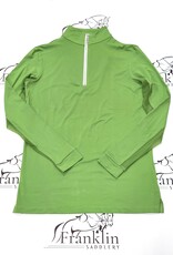The Tailored Sportsman The Tailored Sportsman Ladies Long Sleeve Sun Shirt Kiwi/White/Silver