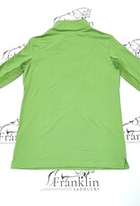 The Tailored Sportsman The Tailored Sportsman Ladies Long Sleeve Sun Shirt Kiwi/White/Silver