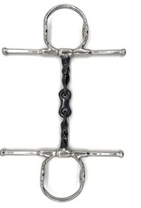 AJR Sport AJR Sport Twisted Sweet Iron Double Jointed Nelson Gag Bit 135mm/5.25in