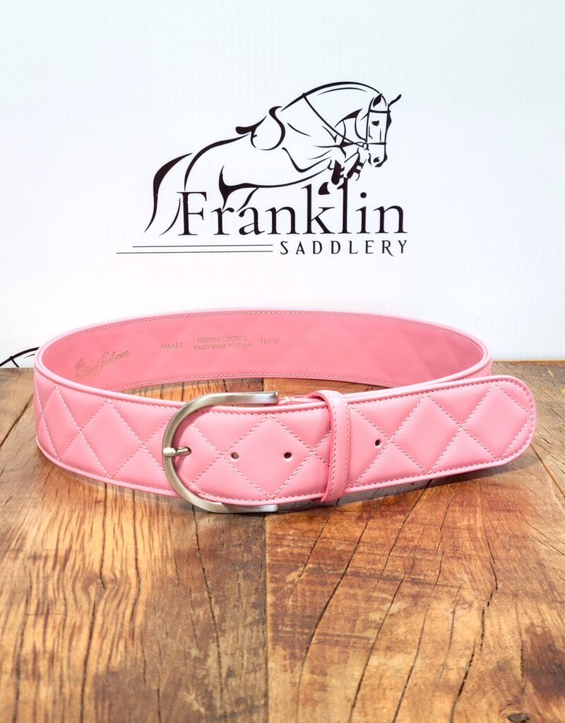 The Tailored Sportsman The Tailored Sportsman Quilted C Belt Blush/Silver