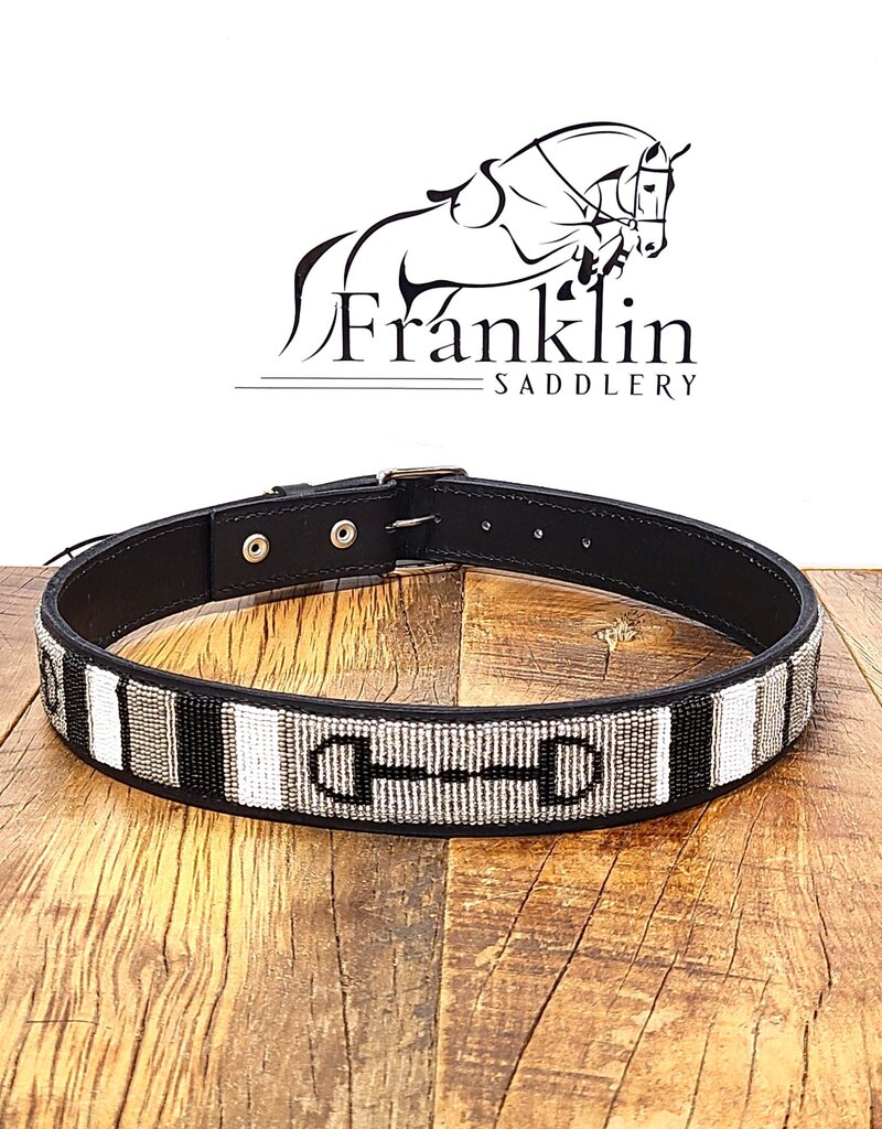 The Kenyan Collection The Kenyan Collection Shades Of Grey Bit Belt Wide Width