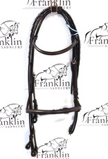 Camelot Camelot Plain Raised Horse Bridle Brown