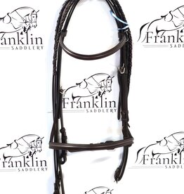 Camelot Camelot Plain Raised Horse Bridle Brown
