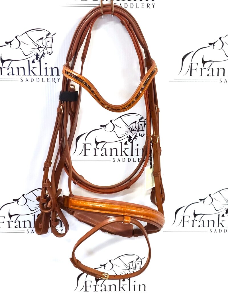 Imperial Riding Imperial Riding Snaffle Bridle Di Layla Brown Cognac
